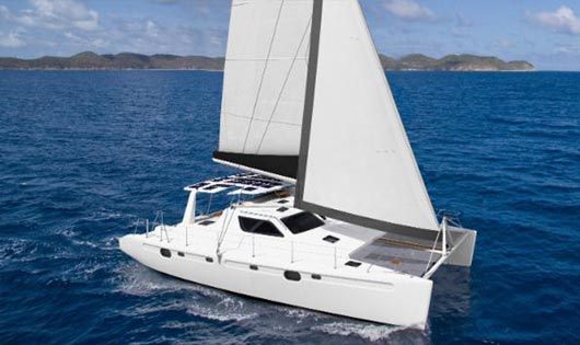 catamaran Voyage 480 hybrid