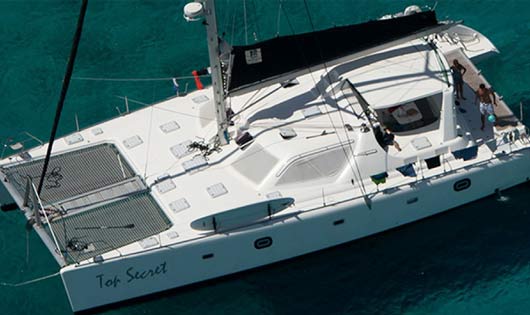 catamaran électrique hybride Voyage 580