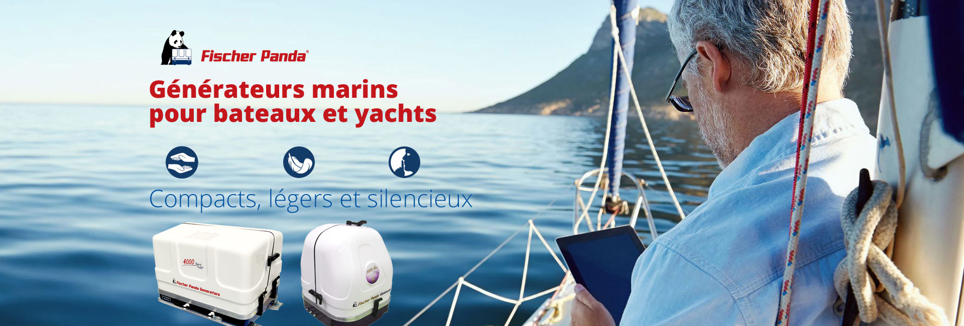 Fischer Panda générateurs marins pour bateaux et yachts