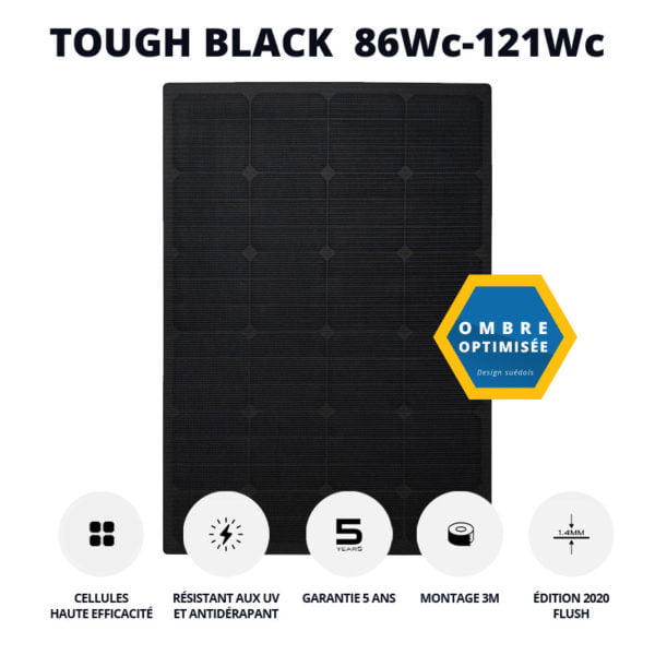 Sunbeamsystems panneau solaire Tough Black