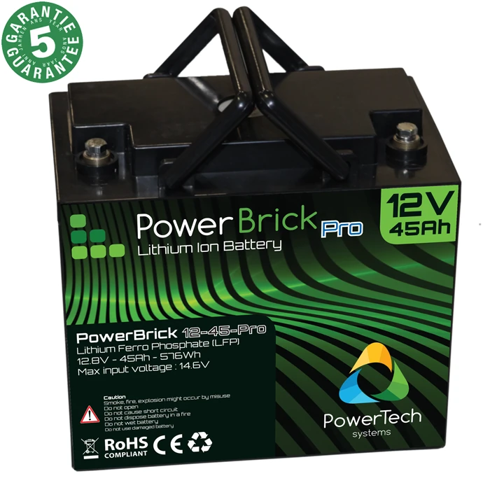 batterie LifePo4 PowerBrick PRO 12V 45Ah