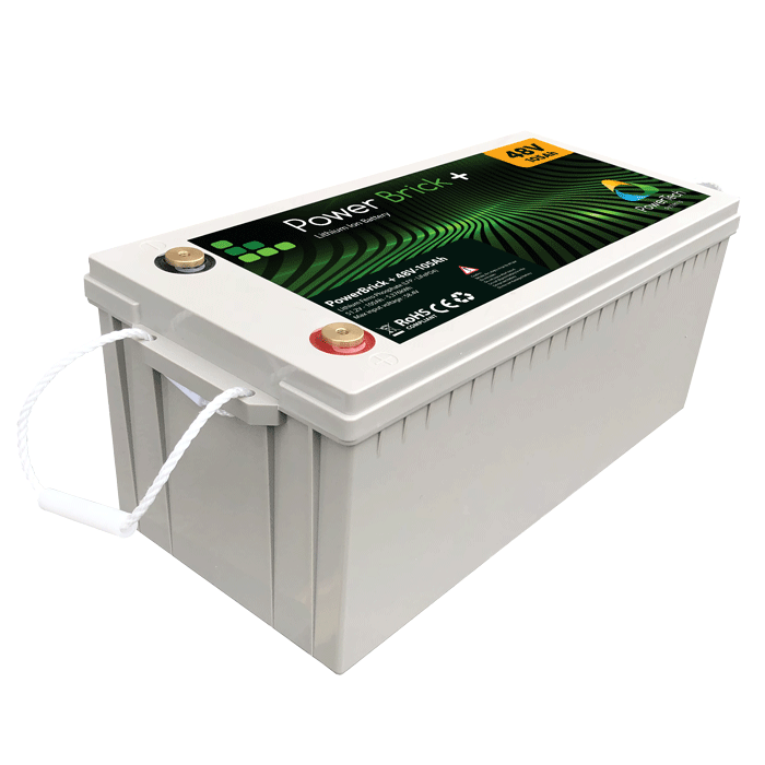 Batterie lithium LifePO4 12v 50Ah étanche pour moteur de bateau et