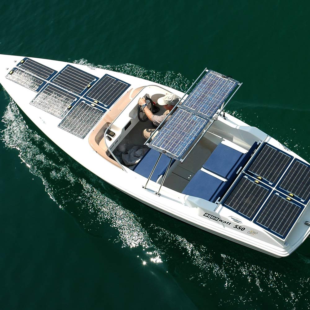 Panneau solaire souple SunPower haute résistance MARINEFLEX pour bateau 70W  - ENERGIE MOBILE