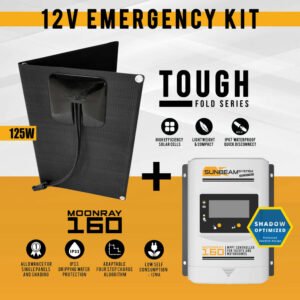 kit panneau solaire sunbeam systems pliable tough fold 125W