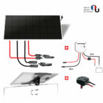 kit d'installation de panneaux solaires Uniteck 150W pour bateau