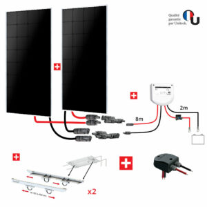 kit d'installation de panneaux solaires Uniteck 220W pour bateau