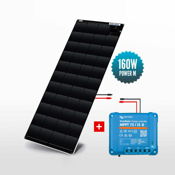 kit d'installation de panneaux solaires Solara 160W pour bateau