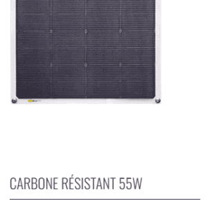 panneau solaire Sunbeam Touch plus carbon 55W