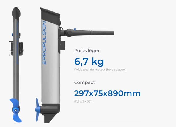 moteur électrique léger et compact