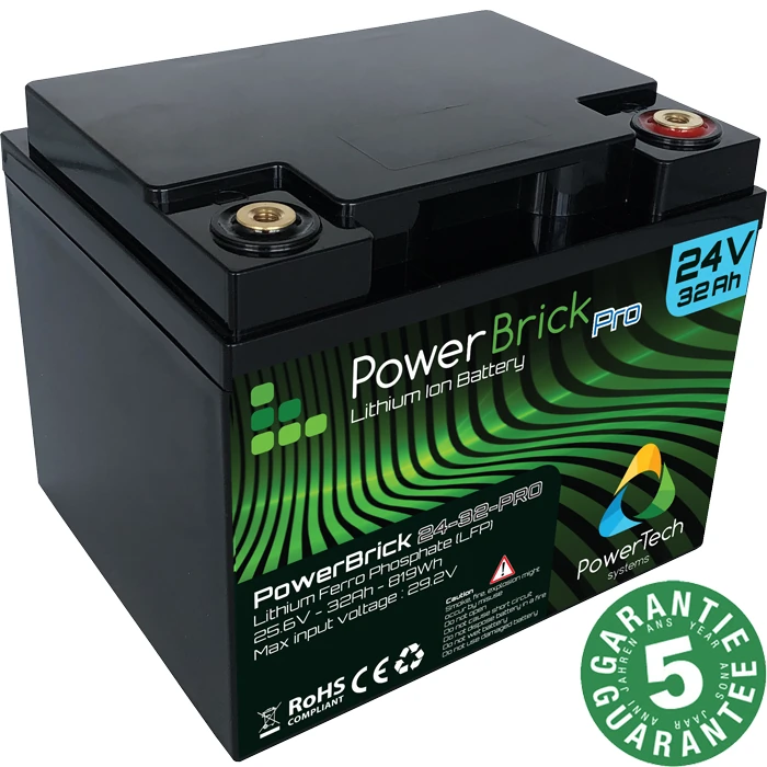 batterie LifePo4 PowerBrick PRO+ 24V-32Ah