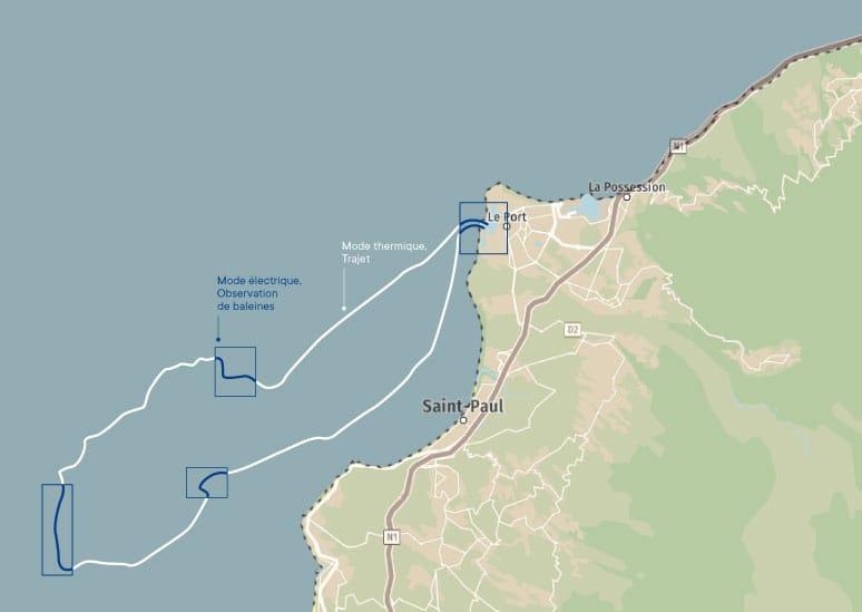 circuit de sortie en mer de Batopei