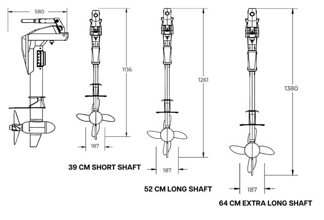Hors‑bord électrique M10