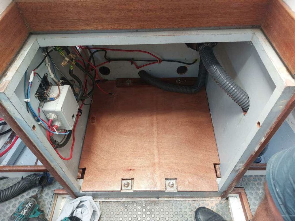 installation des batteries