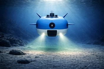 drone sous-marin oceanographique motorisé