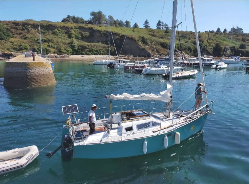 le voilier Hélios rentre au port