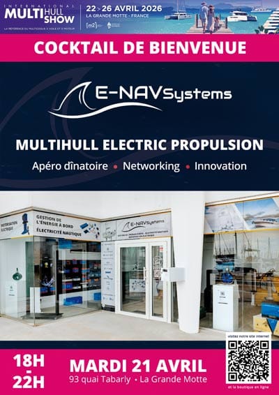 affiche invitation cocktail de bienvenue Multihull Show 2026 La Grande Motte affiche invitation cocktail de bienvenue Multihull Show 2026 La Grande Motte