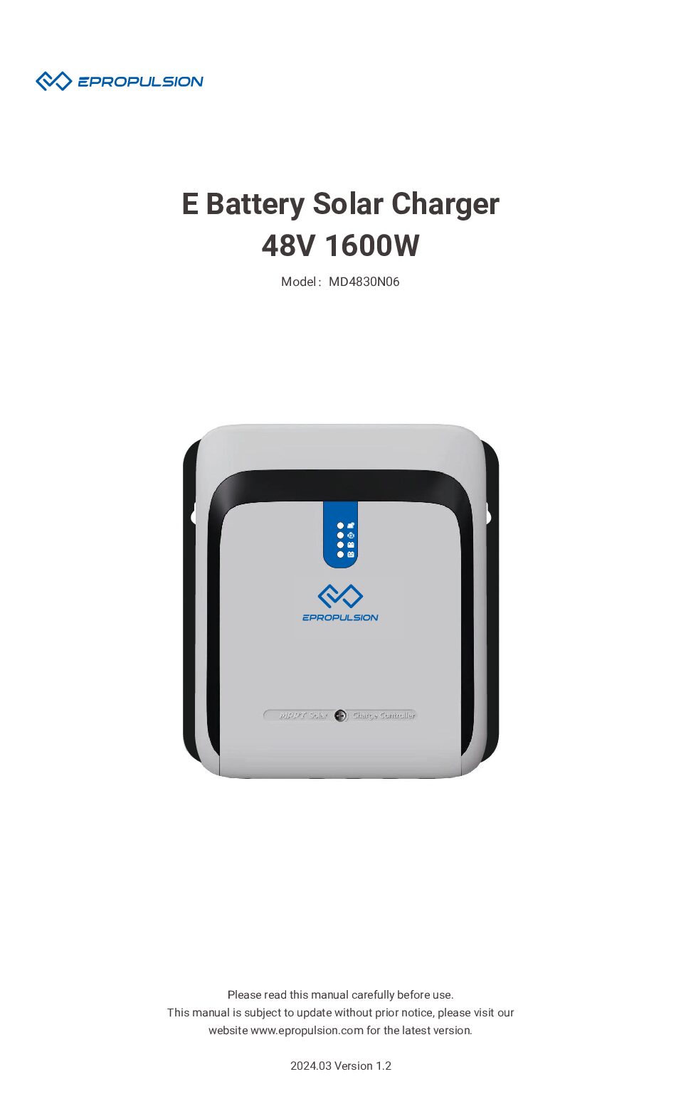 Contrôleur de chargeur solaire MPPT pour batterie E - 1.6 kW<br/> <span style="font-size: 0.8em; font-weight: 400;"><em>Epropulsion</em></span> – Image 3