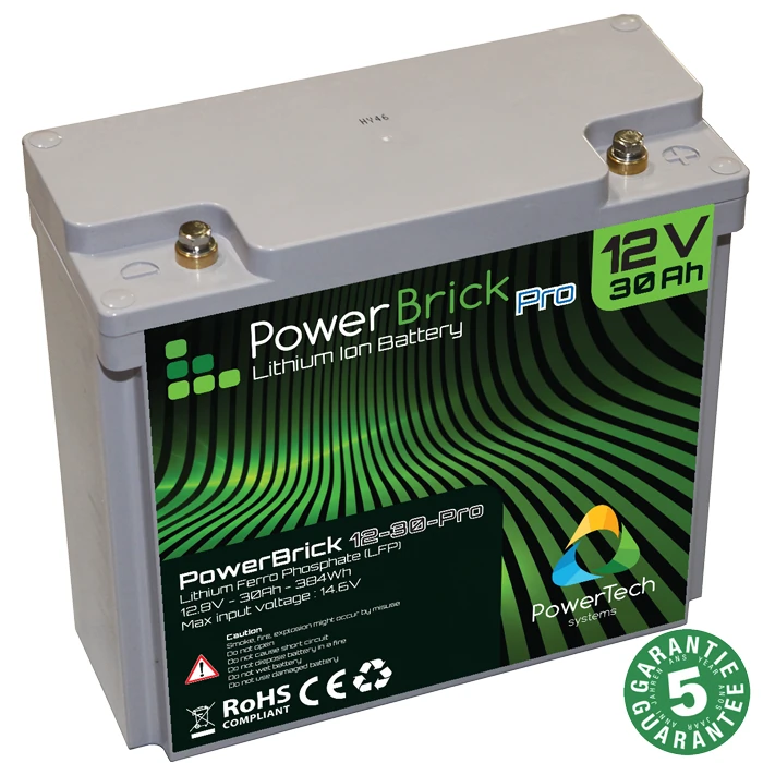 Batterie lithium 12V 30Ah LiFePO4
