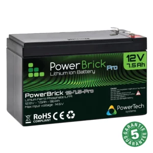 batterie LifePo4 PowerBrick 12V-7,5Ah Soli State