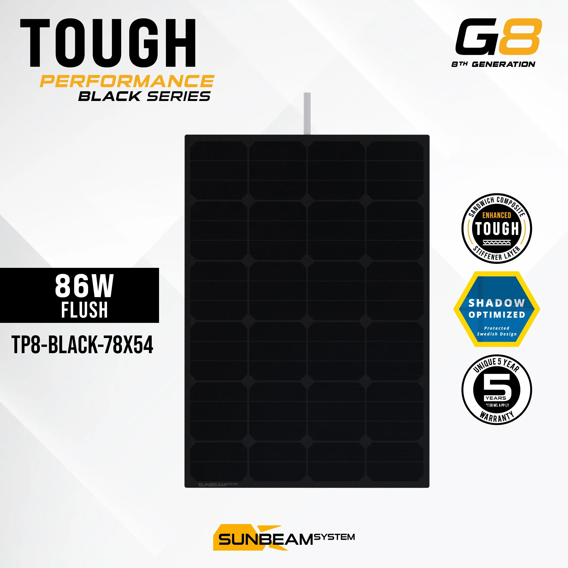 Tough G8 Performance Black IQ 86W