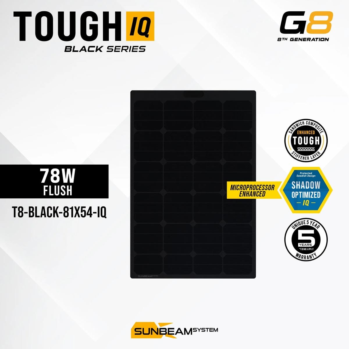 Tough G8 Black Series IQ 78W