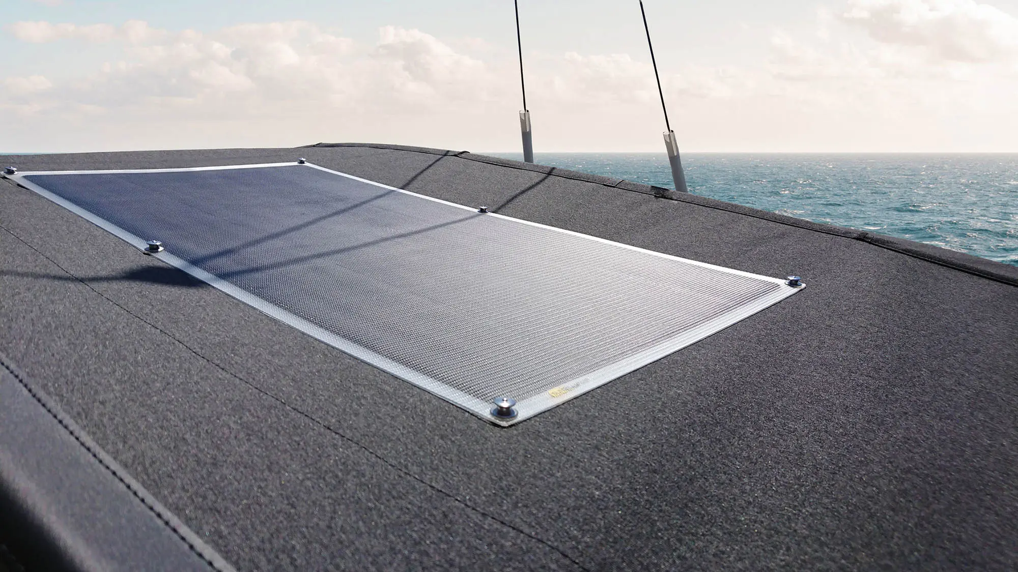 exemple installation panneau solaire Sunbeam Carbone IQ